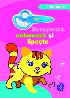 Decupeaza, coloreaza si lipeste. Animalele