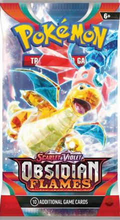 Joc de carti - Pokemon TCG: Scarlet & Violet - Obsidian Flames Booster Pack - mai multe modele