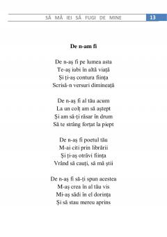 Sa ma iei sa fugi de mine