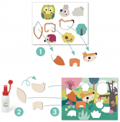 Colaje - Primele planse cu animale