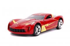 Masinuta Metalica Flash 2009 Chevy Corvette Scara 1 La 32