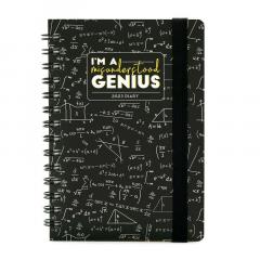 Agenda 2023 - 12-Month Weekly Diary - Spiral Bound, Small - Genius