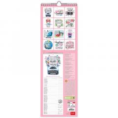 Calendar de perete 2023 - Aphorisms, 16x49 cm