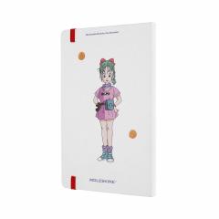 Carnet - Moleskine Dragonball Limited Edition Ruled Notebook - Large, Hard Cover, White - Goku 