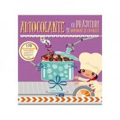 Autocolante cu prajituri si bomboane de ciocolata