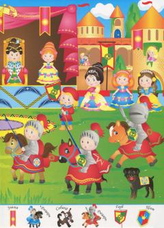 Мои первыи виммельбух. В гостях у принцесс