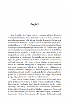 Introducere in istoria limbii si literaturii romane