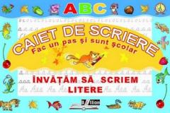 Invatam sa scriem litere. Caiet de scriere