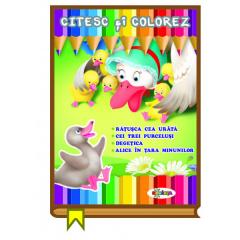 Citesc si colorez - Ratusca cea urata