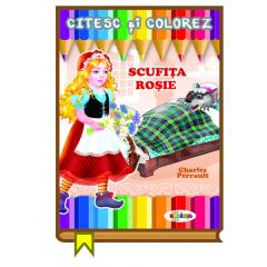 Citesc si colorez - Scufita rosie
