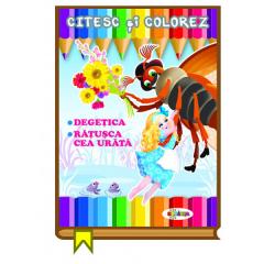 Citesc si colorez - Degetica