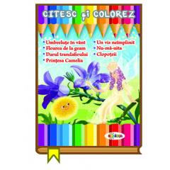 Citesc si colorez - Umbrelute in vant