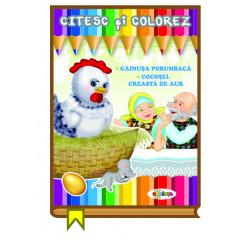Citesc si colorez - Gainusa porumbaca