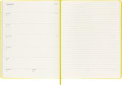 Agenda Moleskine 2023 - 12M, Weekly Notebook Diary/ Planner, Extra Large, Hardcover - Hay Yellow