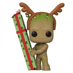 Figurina - Pop! Marvel - Guardians of the Galaxy - Groot Holiday