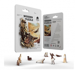 Puzzle - Balenele zburatoare — 40 piese