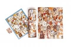 Puzzle - Petrecerea cainilor - 250 piese