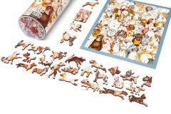 Puzzle - Petrecerea cainilor - 250 piese