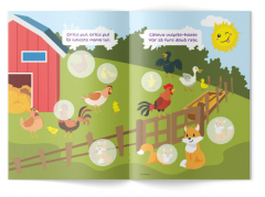 Carte cu autocolante. Animale