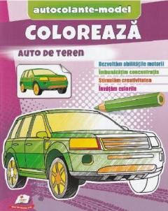 Coloreaza auto de teren