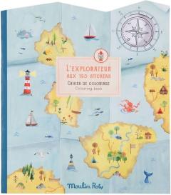 Carte de colorat "Exploreaza lumea"