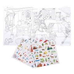 Carte de colorat "Exploreaza lumea"