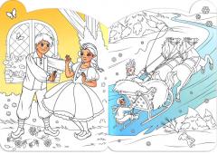 Coloreaza cu Craiasa Zapezilor