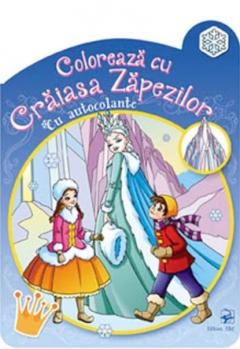 Coloreaza cu Craiasa Zapezilor