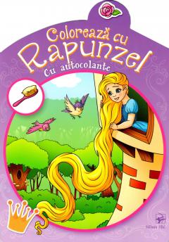 Coloreaza cu Rapunzel