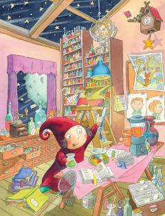 Fetita care coloreaza visele