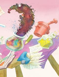 Fetita care coloreaza visele