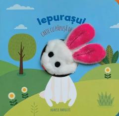 Carte cu papusa pe deget. Iepurasul