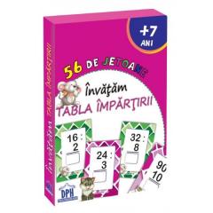 Invatam tabla impartirii - 56 de jetoane