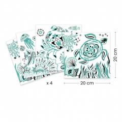 Planse de colorat - Sub mare