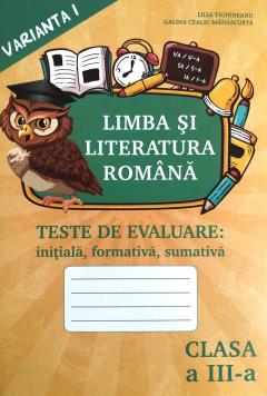 Limba si literatura romana cl.3, Teste. Varianta 1