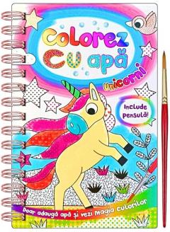 Colorez cu apa - Unicorni