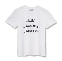 Tricou M - Carturesti x George Rosu - I Like Short Stories Short Emails