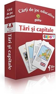 Carti de joc educative - Tari si capitale