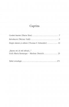 „Spune-mi că mă iubești...” Erich Maria Remarque - Marlene Dietrich