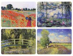 Set 4 suporturi farfurie - Claude Monet