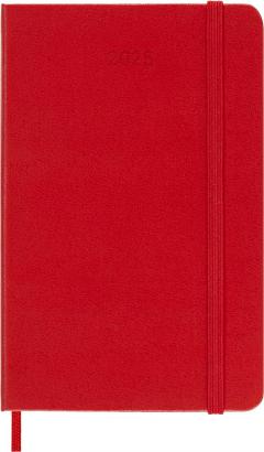 Agenda 2025 - Moleskine Classic 12 Month - Daily Planner - Hard Cover - Pocket, Red