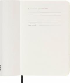 Agenda 2025 - Moleskine Classic 12 Month - Daily Planner - Soft Cover - Pocket, Black