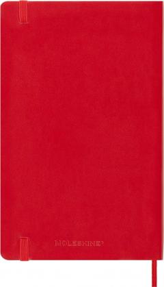 Agenda 2025 - Moleskine Classic 12 Month - Daily Planner - Soft Cover - Large, Red