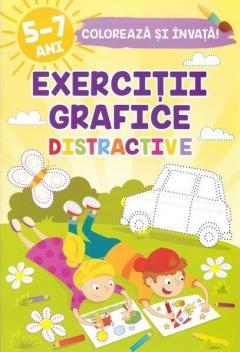 Exercitii grafice distractive. Coloreaza si invata