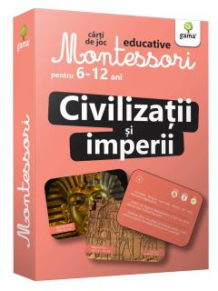 Carti de joc Montessori. Civilizatii si imperii 6-12 ani