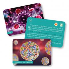Carti de joc Montessori. Bacterii si virusuri 6-12 ani