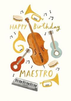 Felicitare - Happy Birthday Maestro