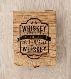 Kit pentru whiskey - Whiskey Tasting Set - Improve with Age