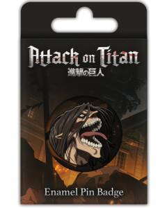 Insigna pin - Attack On Titan S4 - Eren Titan Rage