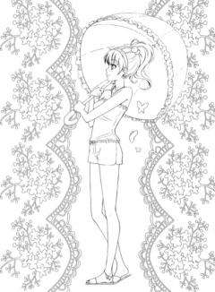 Fun Manga Girls. Раскраска для творчества и вдохновения